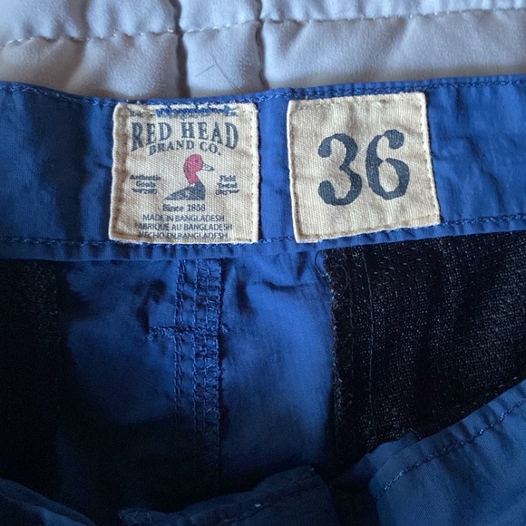 🌟REDHEAD BRAND CO.: Men’s Sportswear Shorts, Dark Blue EUC SZ 36 - Picture 10 of 12